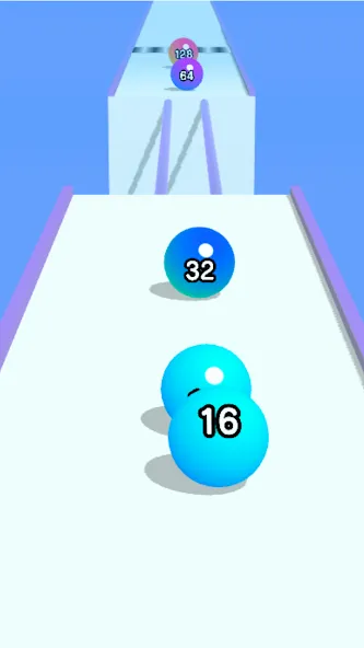 Ball Run 2048: merge number [MOD: без рекламы и много монет] Screenshot 4