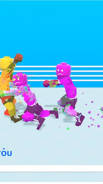 Block Fighter: Boxing Battle [MOD: безлимитные деньги и улучшенные бойцы] Screenshot 3