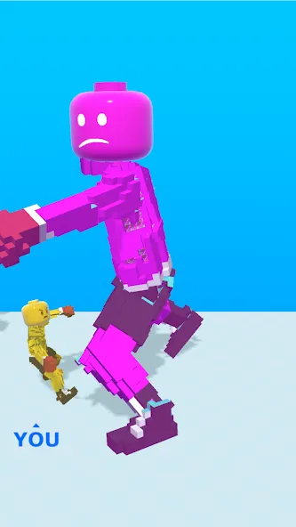 Block Fighter: Boxing Battle [MOD: безлимитные деньги и улучшенные бойцы] Screenshot 4