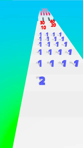Number Master: Run and merge [MOD: без рекламы и много денег] Screenshot 1