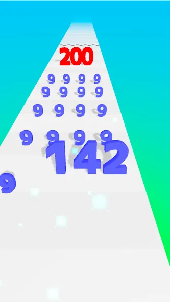 Number Master: Run and merge [MOD: без рекламы и много денег] Screenshot 2