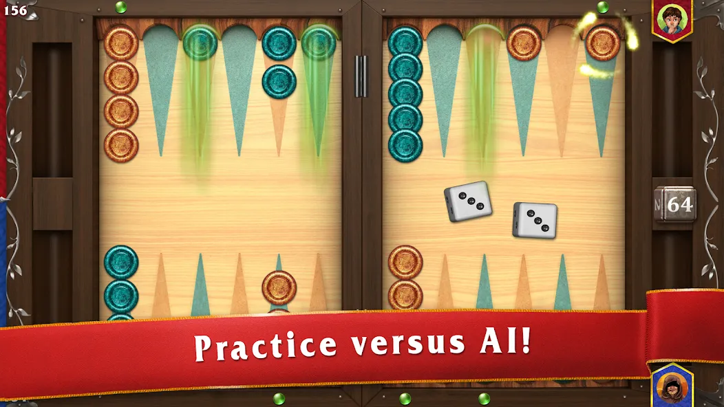 Backgammon Masters [MOD: без рекламы и много монет] Screenshot 3