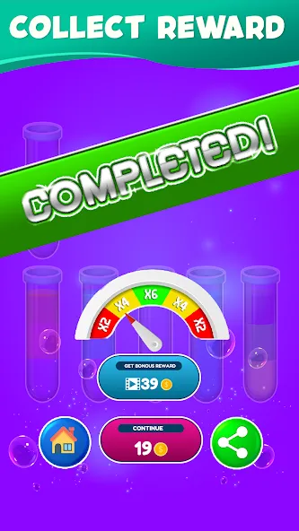 Water Sort Color Sorting games [MOD: без рекламы и все уровни открыты] Screenshot 3