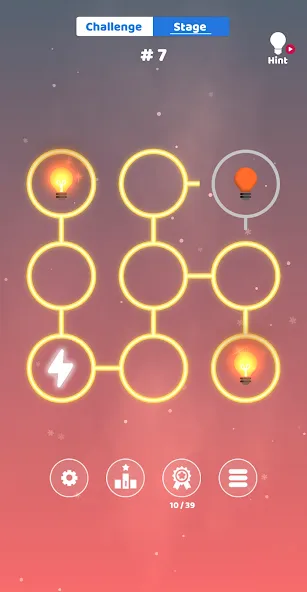 All Lights Connect : Puzzle [MOD: открыты все уровни и подсказки] Screenshot 1