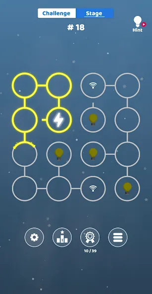 All Lights Connect : Puzzle [MOD: открыты все уровни и подсказки] Screenshot 2