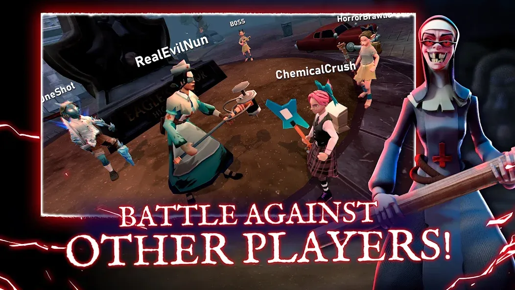 Horror Brawl [MOD: безлимитные монеты и разблокированы персонажи] Screenshot 2