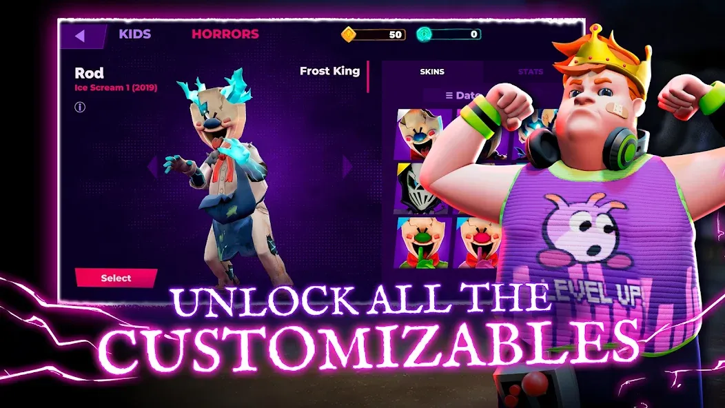 Horror Brawl [MOD: безлимитные монеты и разблокированы персонажи] Screenshot 4