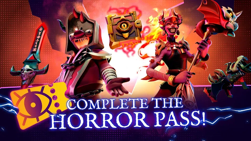 Horror Brawl [MOD: безлимитные монеты и разблокированы персонажи] Screenshot 5