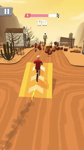 Bike Rush [MOD: безлимитные деньги и ускорение байка] Screenshot 1