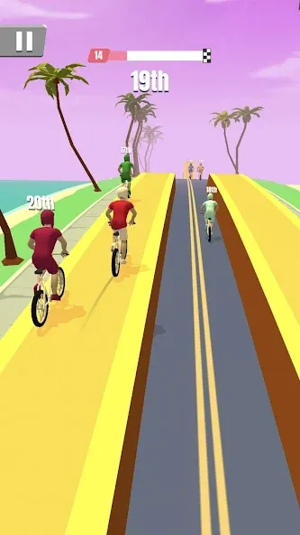 Bike Rush [MOD: безлимитные деньги и ускорение байка] Screenshot 2