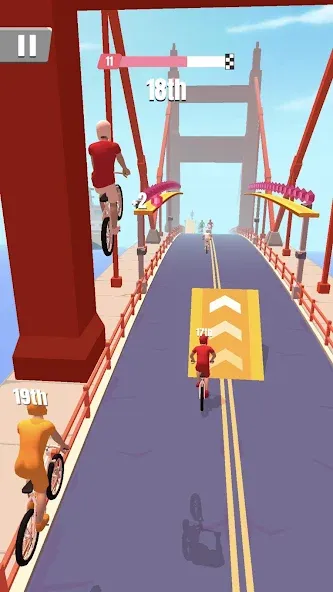 Bike Rush [MOD: безлимитные деньги и ускорение байка] Screenshot 4