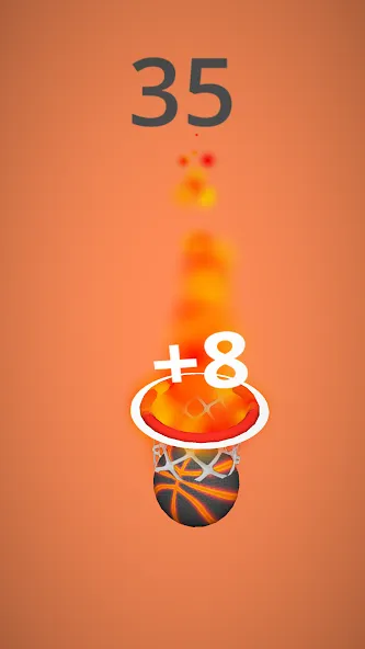 Dunk Hoop [MOD: безлимитные деньги и высокая точность] Screenshot 3