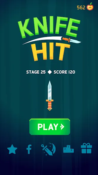 Knife Hit [MOD: безлимитные ножи и открытые уровни] Screenshot 4