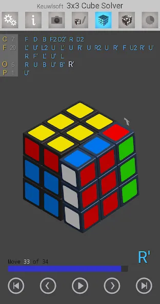 3x3 Cube Solver [MOD: все функции доступны бесплатно] Screenshot 1