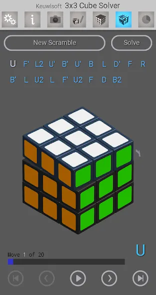 3x3 Cube Solver [MOD: все функции доступны бесплатно] Screenshot 4