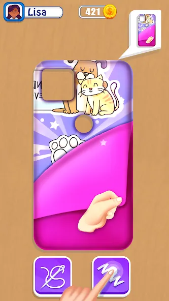 Phone Case DIY Mobile Games [MOD: без рекламы и все уровни открыты] Screenshot 3