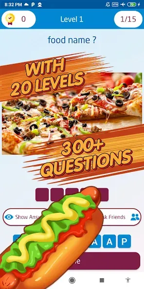 Guess food games [MOD: открыты все блюда и уровни] Screenshot 3