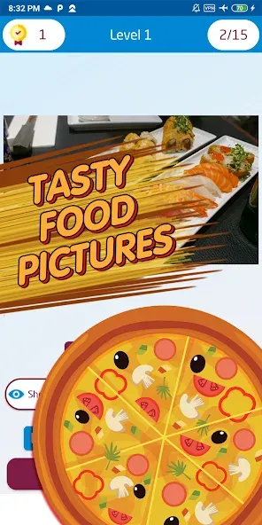 Guess food games [MOD: открыты все блюда и уровни] Screenshot 4