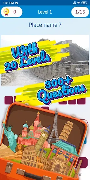 Guess the famous place [MOD: открыты все известные места] Screenshot 3