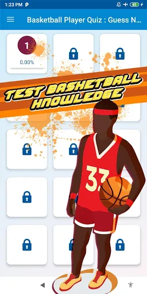 basketball player quiz [MOD: открыты все игроки и подсказки] Screenshot 2