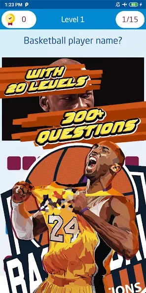 basketball player quiz [MOD: открыты все игроки и подсказки] Screenshot 3