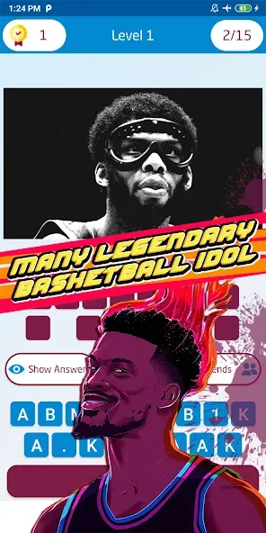 basketball player quiz [MOD: открыты все игроки и подсказки] Screenshot 4