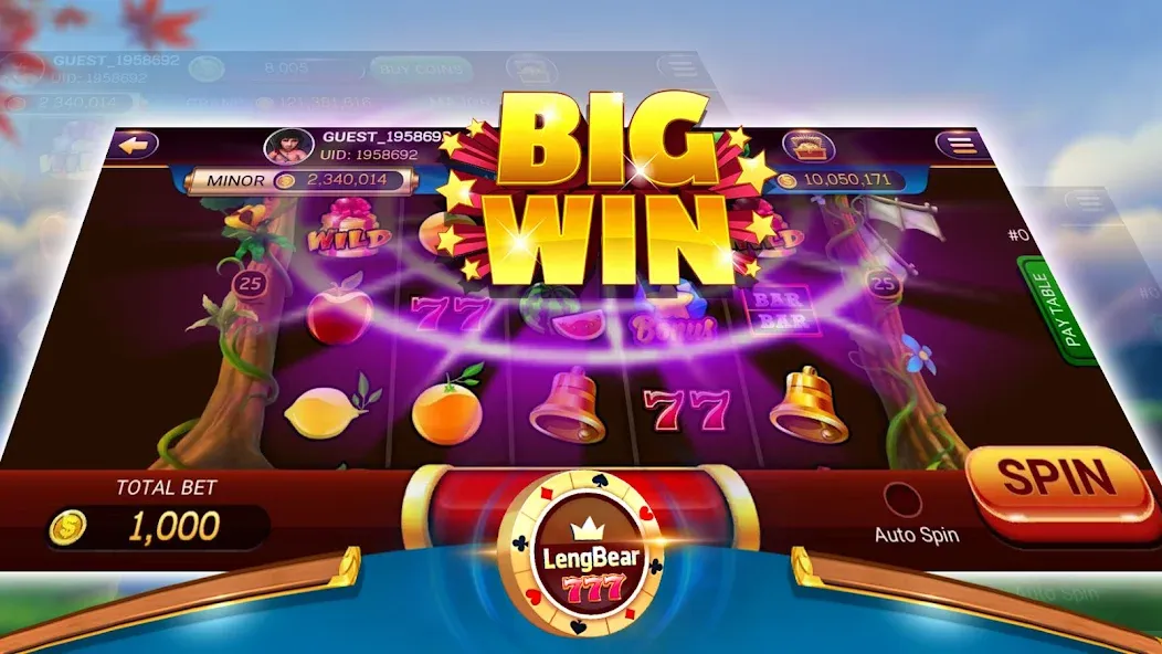 LengBear 777 - Khmer Games [MOD: безлимитные монеты и быстрый выигрыш] Screenshot 3
