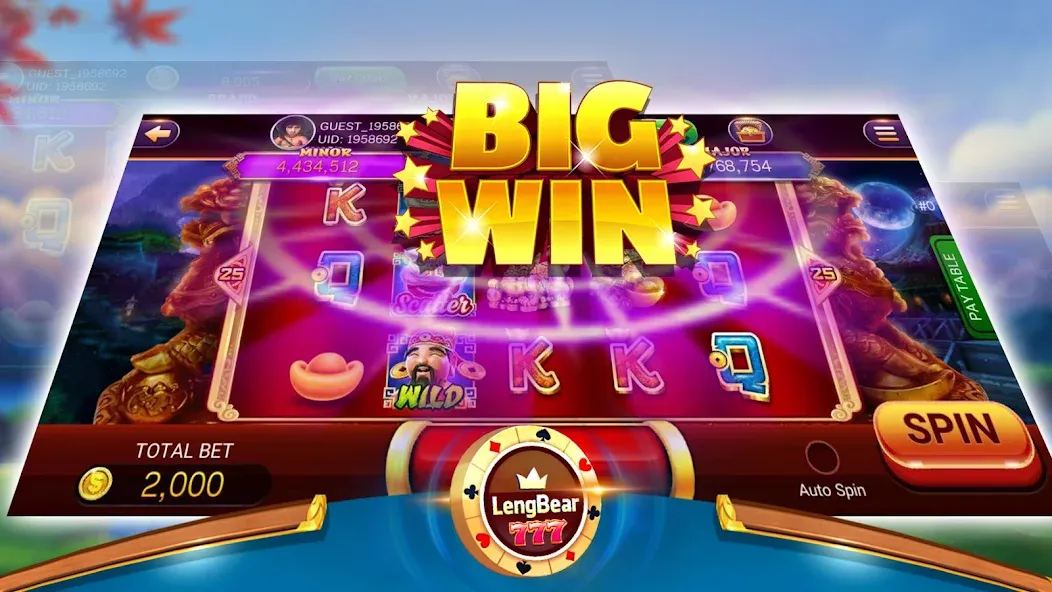 LengBear 777 - Khmer Games [MOD: безлимитные монеты и быстрый выигрыш] Screenshot 4