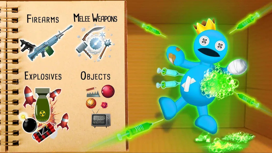 Kick The Rainbow Monster [MOD: безлимитные монеты и энергия] Screenshot 2