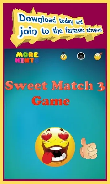 Sweet Match 3 Puzzle Game [MOD: бесконечные жизни и подсказки] Screenshot 4
