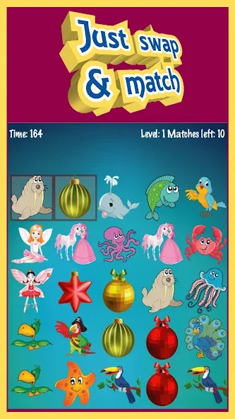 Sweet Match 3 Puzzle Game [MOD: бесконечные жизни и подсказки] Screenshot 5