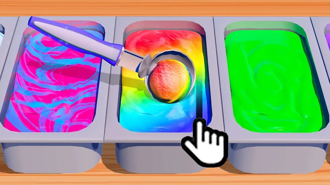 Ice Cream Games: Rainbow Maker [MOD: безлимитные монеты и всё открыто] Screenshot 3