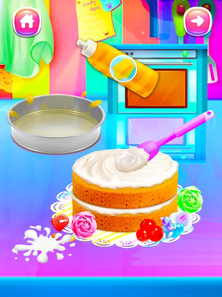 Girl Games: Unicorn Cooking [MOD: разблокированы все рецепты и украшения] Screenshot 1