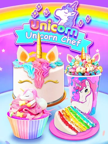 Girl Games: Unicorn Cooking [MOD: разблокированы все рецепты и украшения] Screenshot 3