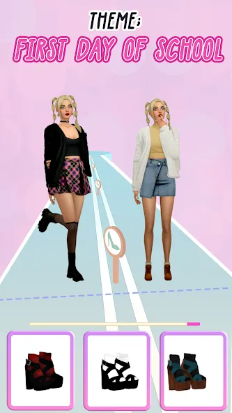 Fashion Battle - Girl Dress Up [MOD: безлимитные деньги и все наряды] Screenshot 1