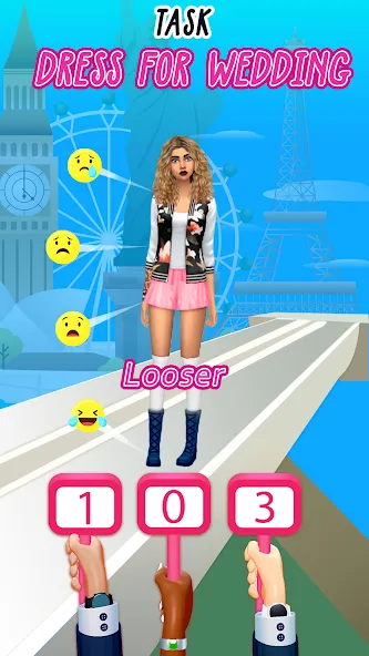 Fashion Battle - Girl Dress Up [MOD: безлимитные деньги и все наряды] Screenshot 3
