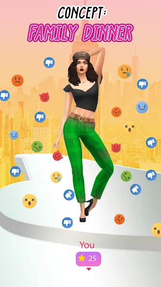 Fashion Battle - Girl Dress Up [MOD: безлимитные деньги и все наряды] Screenshot 4