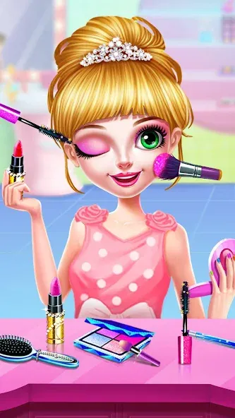 Princess Makeup Salon [MOD: безлимитные монеты и открыты все наряды] Screenshot 2