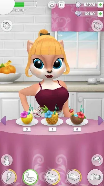 Talking Cat Kimmy Superstar [MOD: безлимитные монеты и все наряды] Screenshot 3