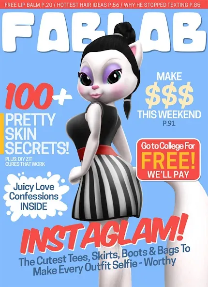 Talking Cat Kimmy Superstar [MOD: безлимитные монеты и все наряды] Screenshot 5