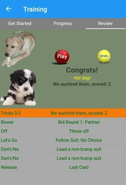 K9 Euchre [MOD: безлимитные подсказки и быстрый прогресс] Screenshot 3