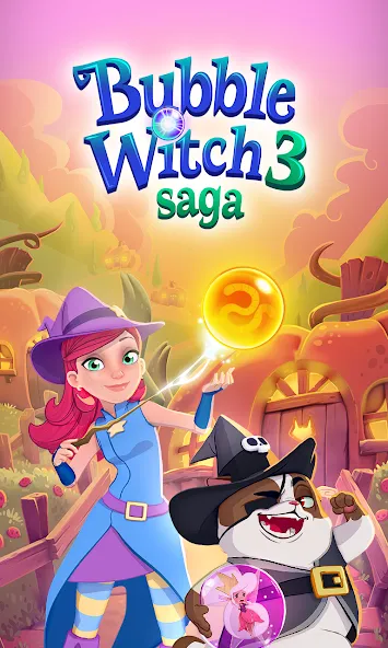 Bubble Witch 3 Saga [MOD: безлимитные жизни и усилители] Screenshot 5
