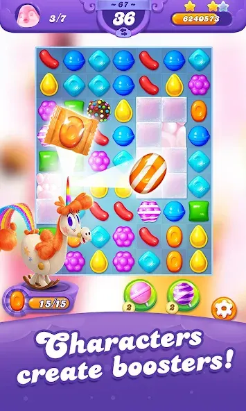 Candy Crush Friends Saga [MOD: безлимитные жизни и бустеры] Screenshot 3