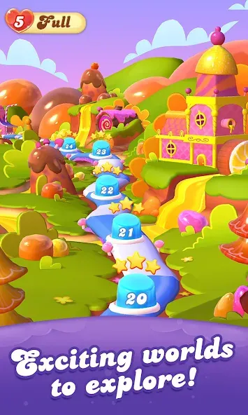 Candy Crush Friends Saga [MOD: безлимитные жизни и бустеры] Screenshot 4