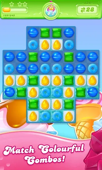 Candy Crush Jelly Saga [MOD: безлимитные бустеры и жизни] Screenshot 2