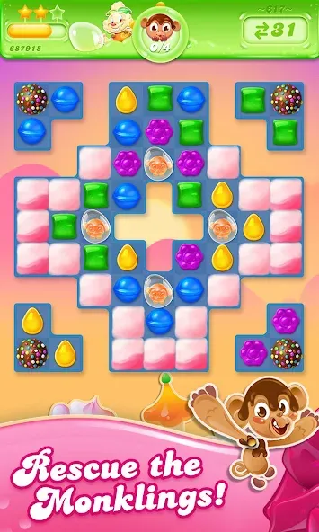 Candy Crush Jelly Saga [MOD: безлимитные бустеры и жизни] Screenshot 3