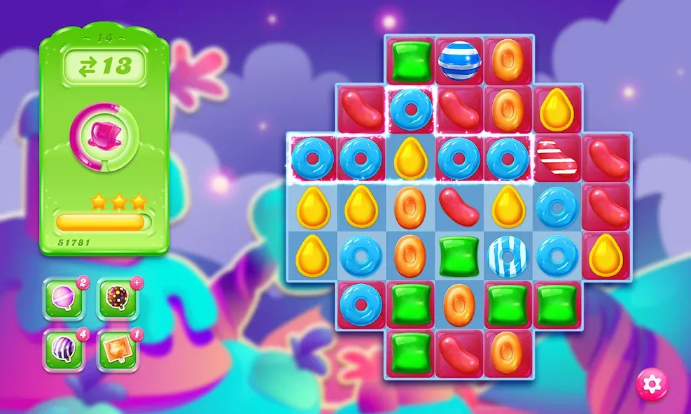 Candy Crush Jelly Saga [MOD: безлимитные бустеры и жизни] Screenshot 5