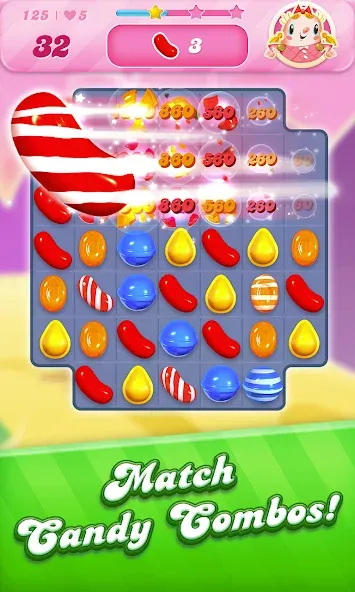 Candy Crush Saga [MOD: бесконечные жизни и бустеры] Screenshot 2