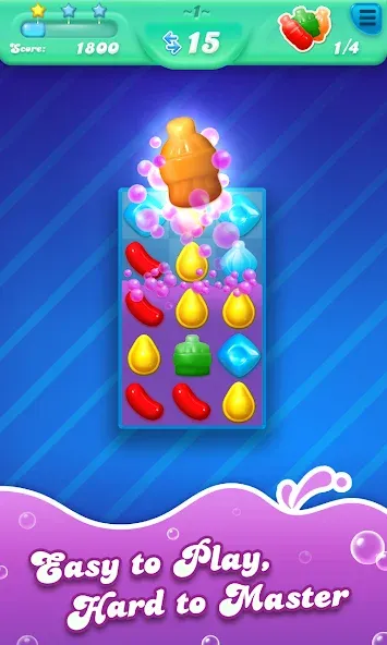 Candy Crush Soda Saga [MOD: безлимитные жизни и бустеры] Screenshot 1