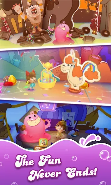 Candy Crush Soda Saga [MOD: безлимитные жизни и бустеры] Screenshot 5